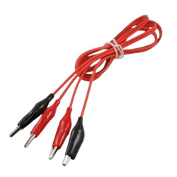 Przewody pomiarowe 2x krokodylki l=1m