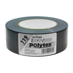 Taśma naprawcza uniwersalna POLYTEX 119 Duct Tape, czarna 48x0.23mm, rolka 50m