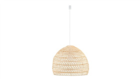 Lampa Wisząca Boho L Z Naturalnym Ratanowym Kloszem 11152 Nowodvorski