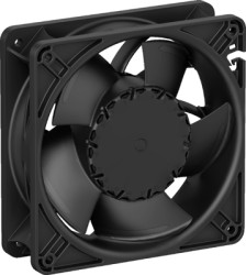 DC axial fan, 24 V, 120 x 120 x 38 mm, 340 m³/h, 60 dB, ball bearing, ebm-papst AF120-00142 24V P/2 6.500