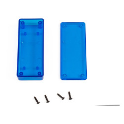Hammond 1551UTBU Miniature Plastic Enclosure 100 x 40 x 20 Trans. Blue