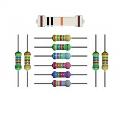 10x rezystor 100K tolerancja 1% moc 1/4W