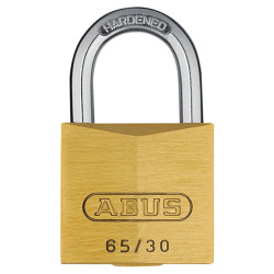 ABUS 09851 65/35mm Brass Padlock Carded