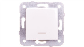 Karre Przycisk Podświetlany, Kolor Biały / 90963614