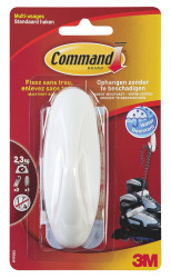 Hak samoprzylepny, typ: Hak, Duży, maks. obciążenie: 2.2kg, szt. w opakowaniu: 1