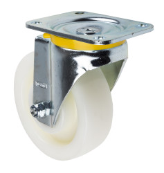 Koło samonastawne średnica kabla 160mm Płyta Tente 800kg wysokość całkowita 200mm