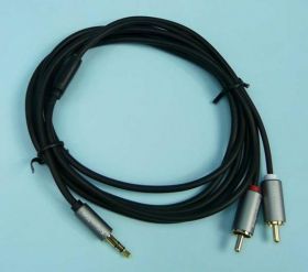 2xWT.RCA-&gt;1xWT.JACK 3,5 ST 1,8mb 3mm