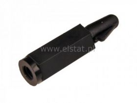 RDB6M3X12 dystans plastikowy czarny