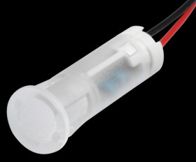 QS83XXW24 Indicator LED, 24 V DC, 8 mm, wired, white