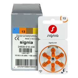 120 x baterie do aparatów słuchowych Signia 13