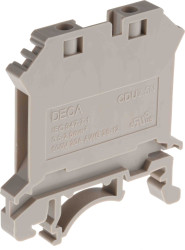 Kostka zaciskowa na szynie DIN RS PRO poziomy: Pojedynczy 28 → 12AWGŚruba 20 (UL/CSA) A, 24 (IEC) A 800 V