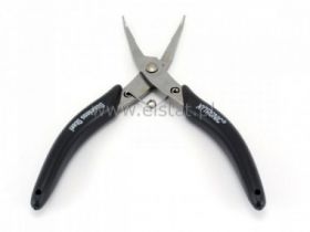 Szczypce wąskie wydłużone AX105 zagięte XYTRONIC