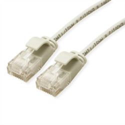 ROLINE UTP Data Center Patch Cord Cat.6A (Class EA), LSOH, bardzo cienki, szary, 0,5 m