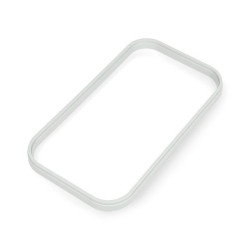 Ramka do obudowy Z127 ABS - 180x100x10mm szara