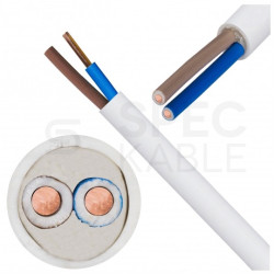 Kabel instalacyjny YDY 2x1mm2 biały 450/750V drut Elektrokabel