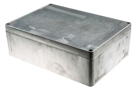 Obudowa Aluminium odlewane szerokość zew. 230 mm długość zew. 330 mm wys. zew. 110 mm RS PRO IP66 Srebrny