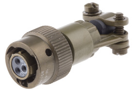 Złącze 3-pinowe Męski Souriau Sunbank by Eaton Żeński Montaż na kablu MIL-DTL-26482 rozmiar 8
