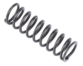 Sprężyna dociskowa średnica zew 9mm długość wolna 28.5mm średnica liny 1mm Alloy Steel 2.33N/mm RS PRO