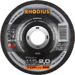 Zestaw tarcz tnących Rhodius FTK24 201064 25 szt.