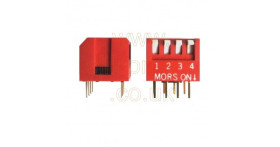 DIP switch, Piano-key 4-way - Mors