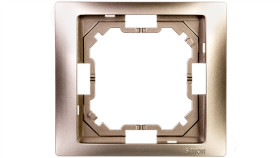 Simon Basic Neos Ramka Pojedyncza Satynowy Bmrc1/29