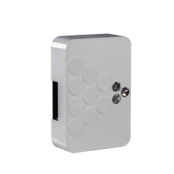 Dzwonek elektromechaniczny dwutonowy 85dB 230V AC biało/srebrny 99 SUB10000336