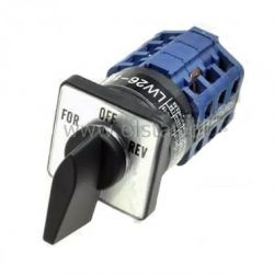 Wyłącznik 10A, 3tory, 2war ( L-0-P ) 30x30mm