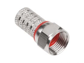 Wtyk SAT F HQ+uszczelka CU RG59