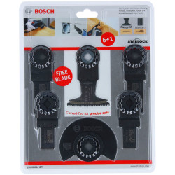 Bosch DIY 2608664677 Universal Starlock Multi Tool Blade 6Pc