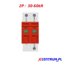 Ogranicznik Ochronnik Przepięć 2P T2 (C) 60kA AC / 275V