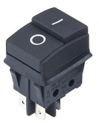 15A 250V DPST 4-Pin ON-OFF Rocker Switch KCD2-201