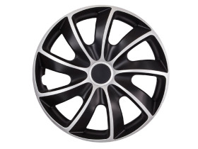 Kołpak 17" QUAD BICOLOR silver/black 4szt