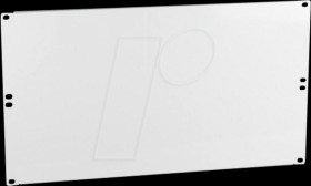 691268N 19" blind plate, 6U, RAL7035