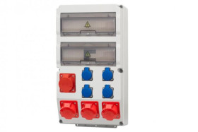 Rozdzielnica CAJA 26M - gniazda 4x32/5, 4x230V IP44