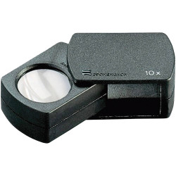 Eschenbach 1187 Folding Hand Magnifier 4x/6x/10x Dia27 mm Chrome Finish