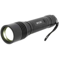 Arcas 30700032 LED Torch 18W 1600lm Impact &amp; Water-Resistant Aluminium