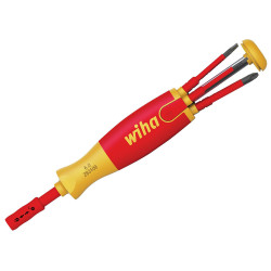 Wiha 38612 LiftUp electric Bit Magazine SL/PH Screwdriver Set, 6 Piece