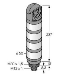 Sygnalizator łączony Turck TL50GYORALS4Q