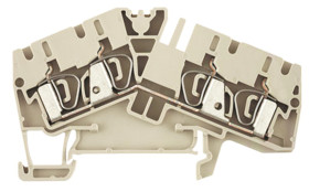 Blok zacisków przelotowych Weidmuller poziomy: Pojedynczy 26 → 10AWGZacisk Z raster: 6.1mm 32A 800 V