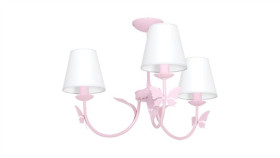 Żyrandol Alice Pink 3Xe14 Mlp963 Milagro