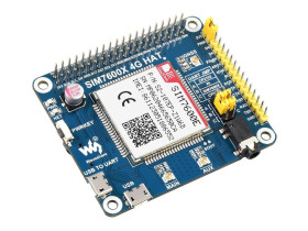 Waveshare SIM7600E LTE Cat-1 HAT for Raspberry Pi, 3G / 2G / GNSS as well, for Southeast Asia, West Asia, Europe, Africa
