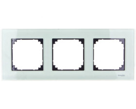 Merten M-Elegance Ramka potrójna szklana szmaragdoway MTN404304
