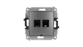 Icon Mechanizm Gniazda Telefonicznego 1Xrj11 + Komp. 1Xrj45, Kat. 5E,...