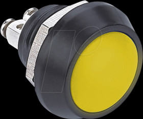 GQ12B-10YA Pushbutton,Ø 17,5/12 mm, 2A-36 VDC, yellow
