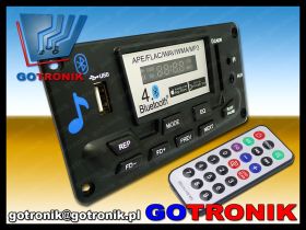 Odtwarzacz MP3 FLAC WAV WMA APE + Bluetooth + USB + SD
