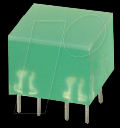 L-875/4GDT Area LED, 20 mcd, 10x10 mm, green