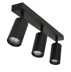 Lampa sufitowa EYES III reflektor plafon litwa 3xGU10 regulowane tuby kolor czarny MK MEGAKABEL
