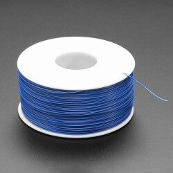 "Wire Wrap" Thin Prototyping & Repair Wire - 200m 30AWG Blue