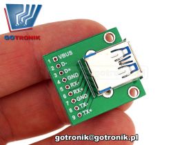 Gniazdo USB 3.0 do płytki prototypowej