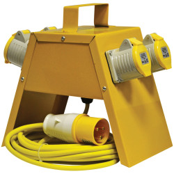 Faithfull Power Plus FPPTLDB4L Distribution Box 4-Way 110V